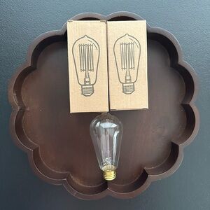 Edison Screw Style Bulbs Set of 2